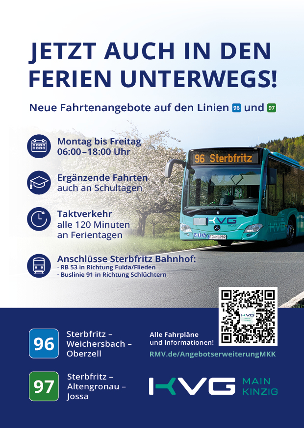 2026 Flyer Fahrtenangebot Sinntal